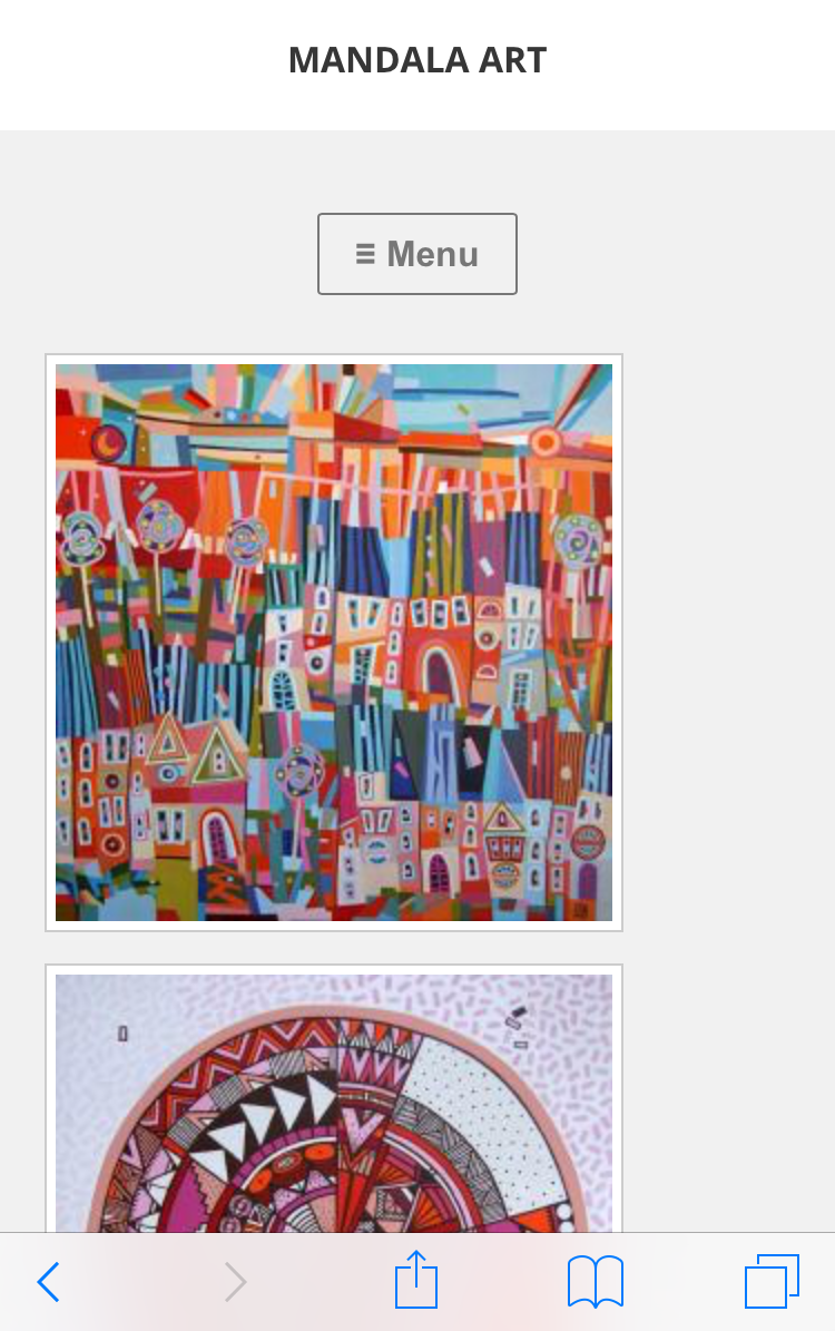 Screencapture of the shifted gallery